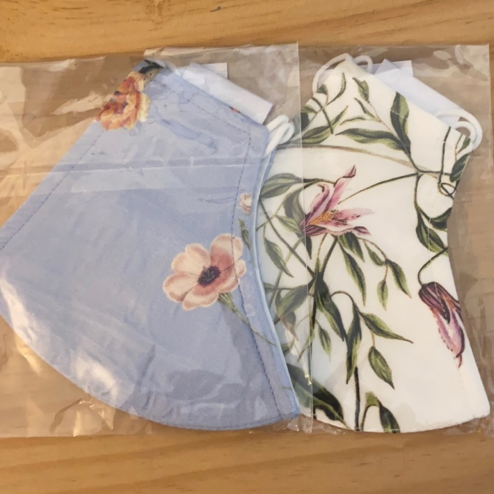 BHLDN Florette Reusable Face Masks - NWT